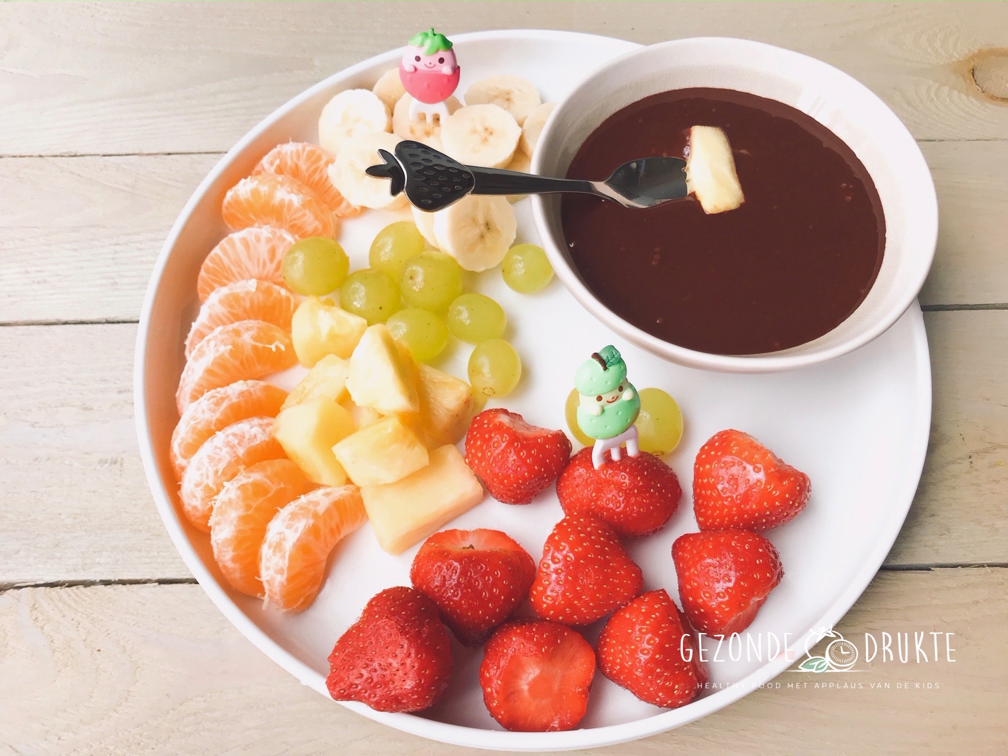 Verbazingwekkend Chocoladefondue met vers fruit, dessertje door Gezonde Drukte DQ-69