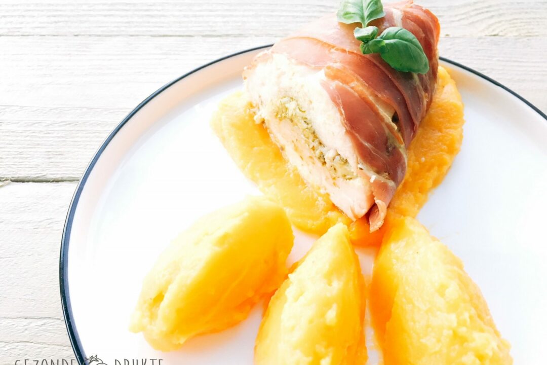 Italiaanse kip met pompoencrèma gezond gezonde drukte