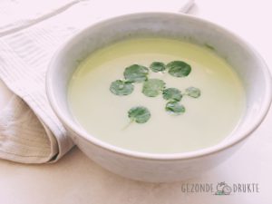 Waterker soep lente gezonde drukte gezond